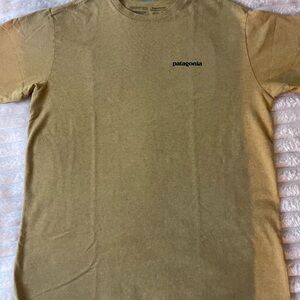 Patagonia Short-Sleeve Logo Tee in Olive Green